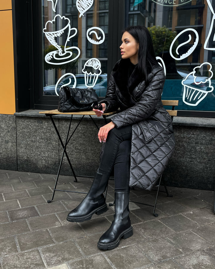 Stockholm Wrap Puffer winter black