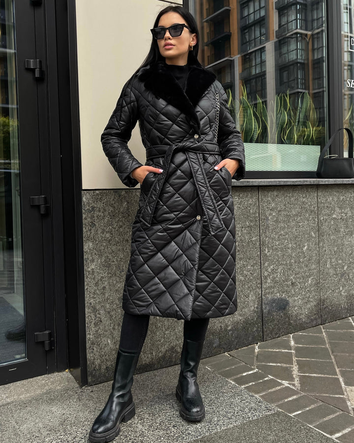 Stockholm Wrap Puffer winter black