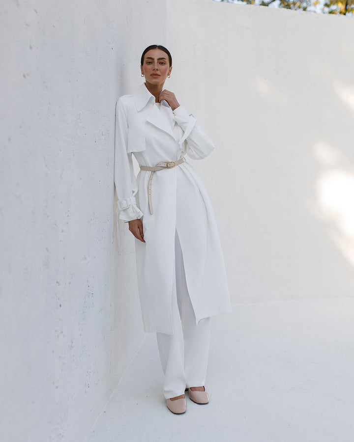 White Trenchcoat Spring