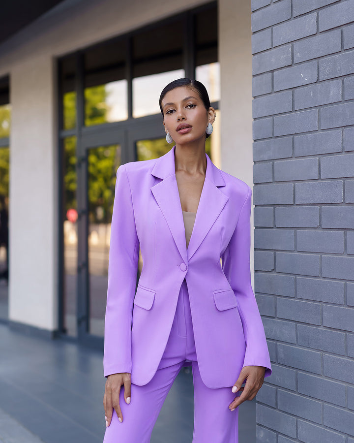 Formal Lavender Pants Suit