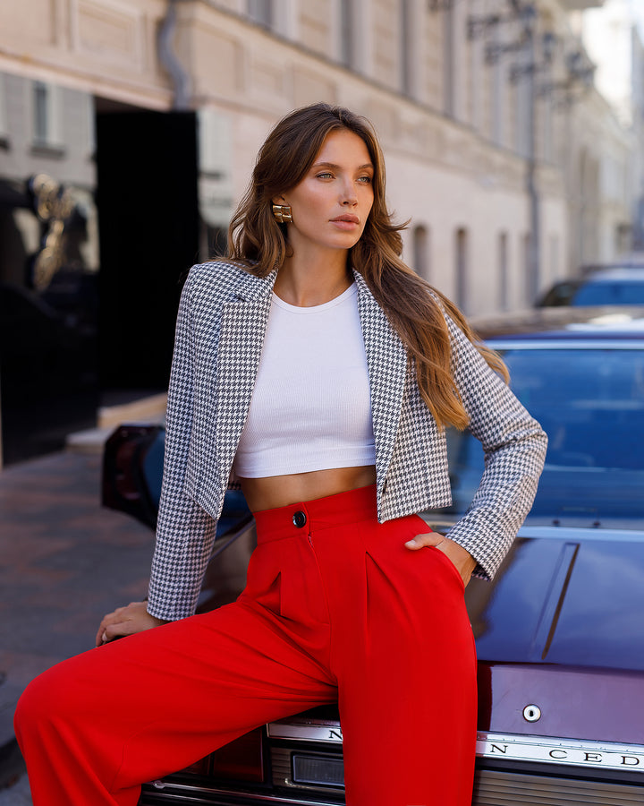 Red Palazzo Pants