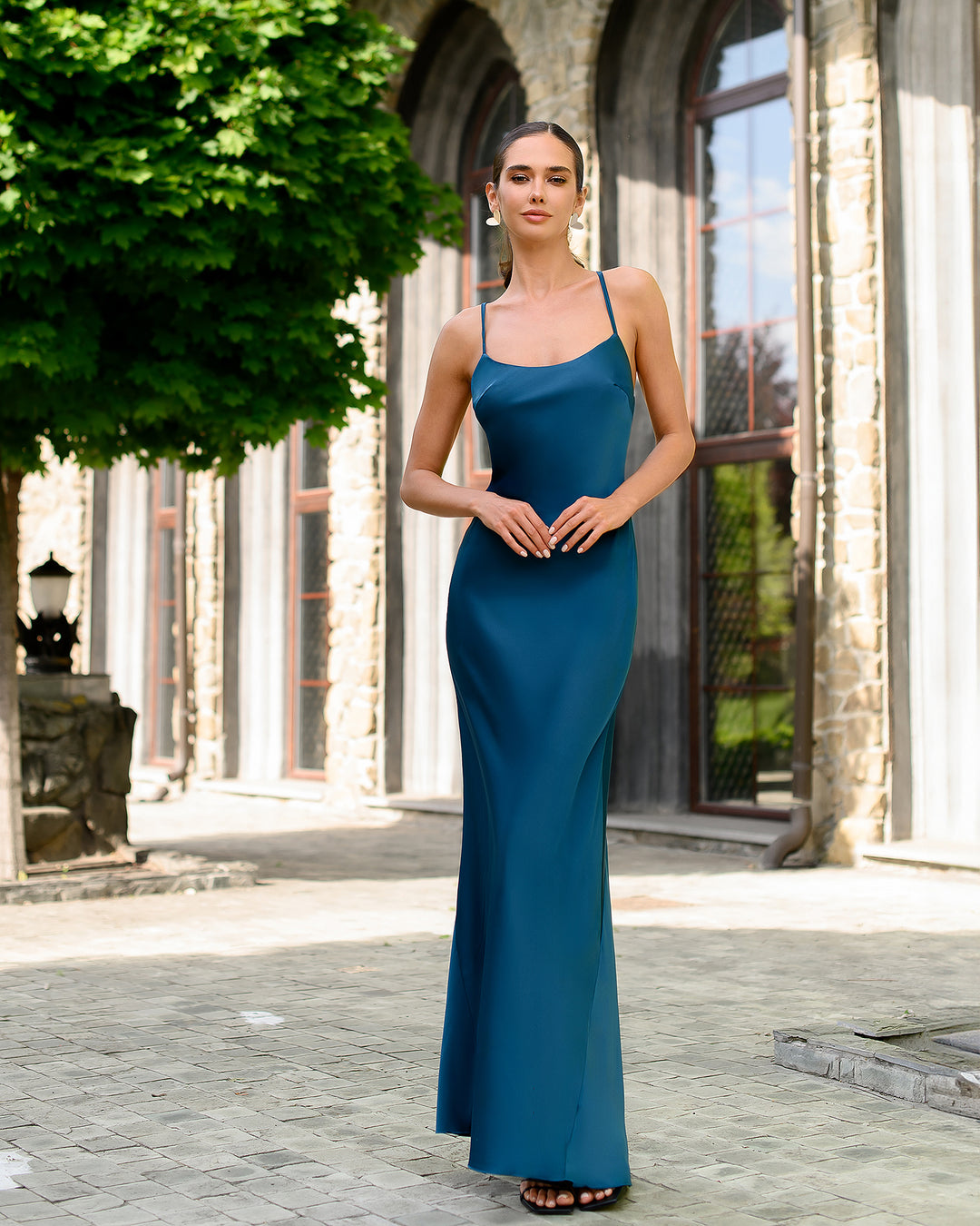 Satin Slip Maxi Dress