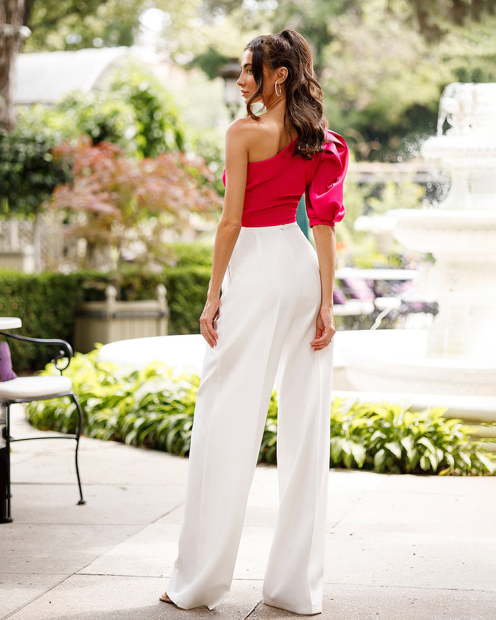 White Palazzo Pants