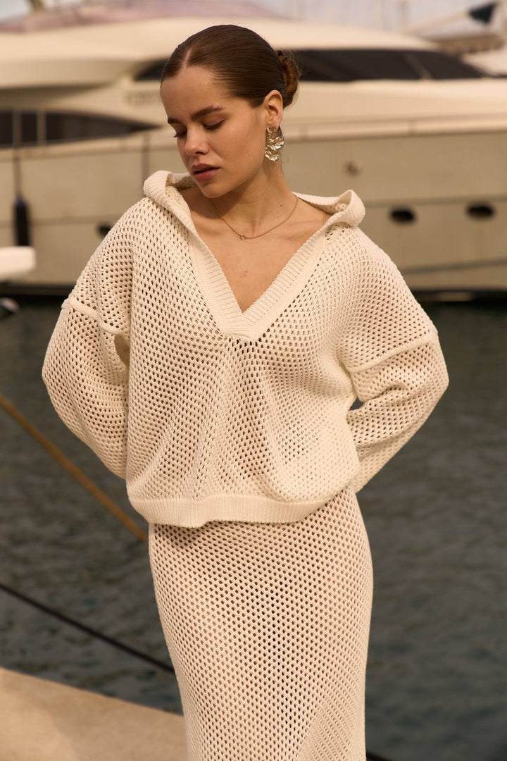 Korfu knit skirt set