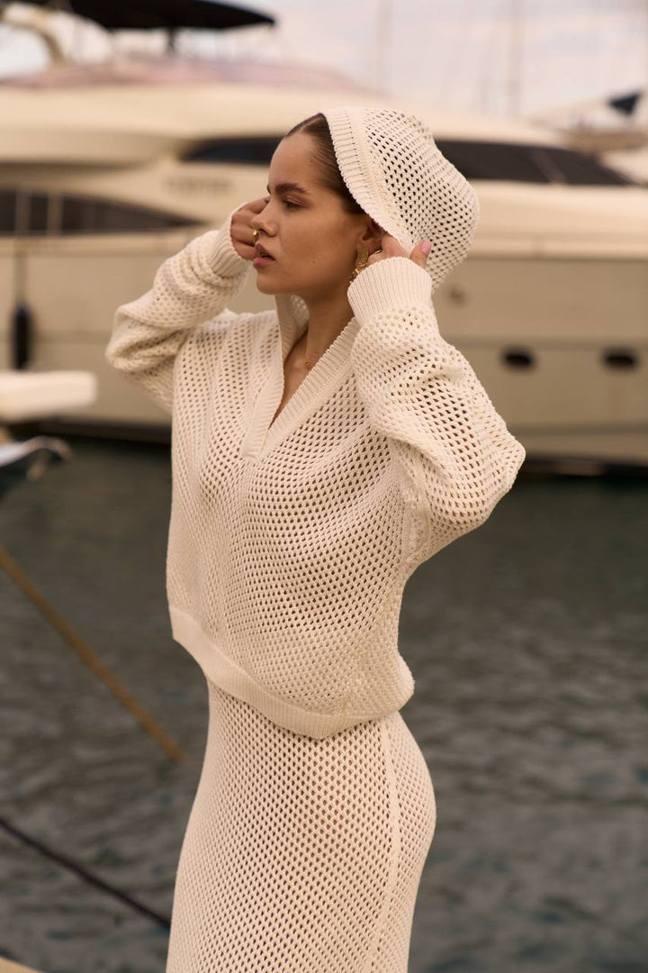 Korfu knit skirt set