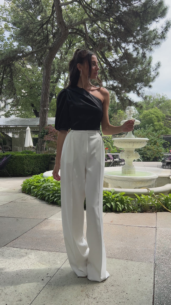 White Palazzo Pants