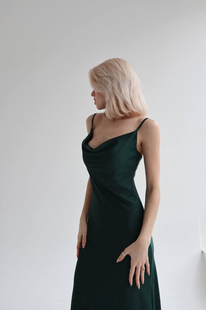 Emerald Classic Silk Slip