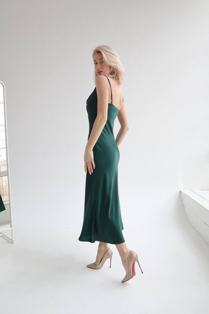 Emerald Classic Silk Slip