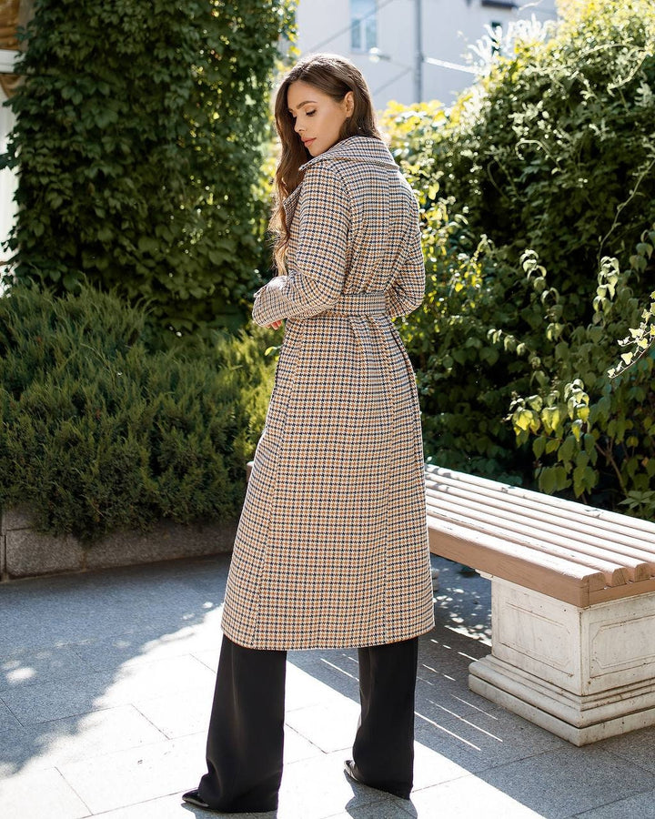 Houndstooth Spring Coat