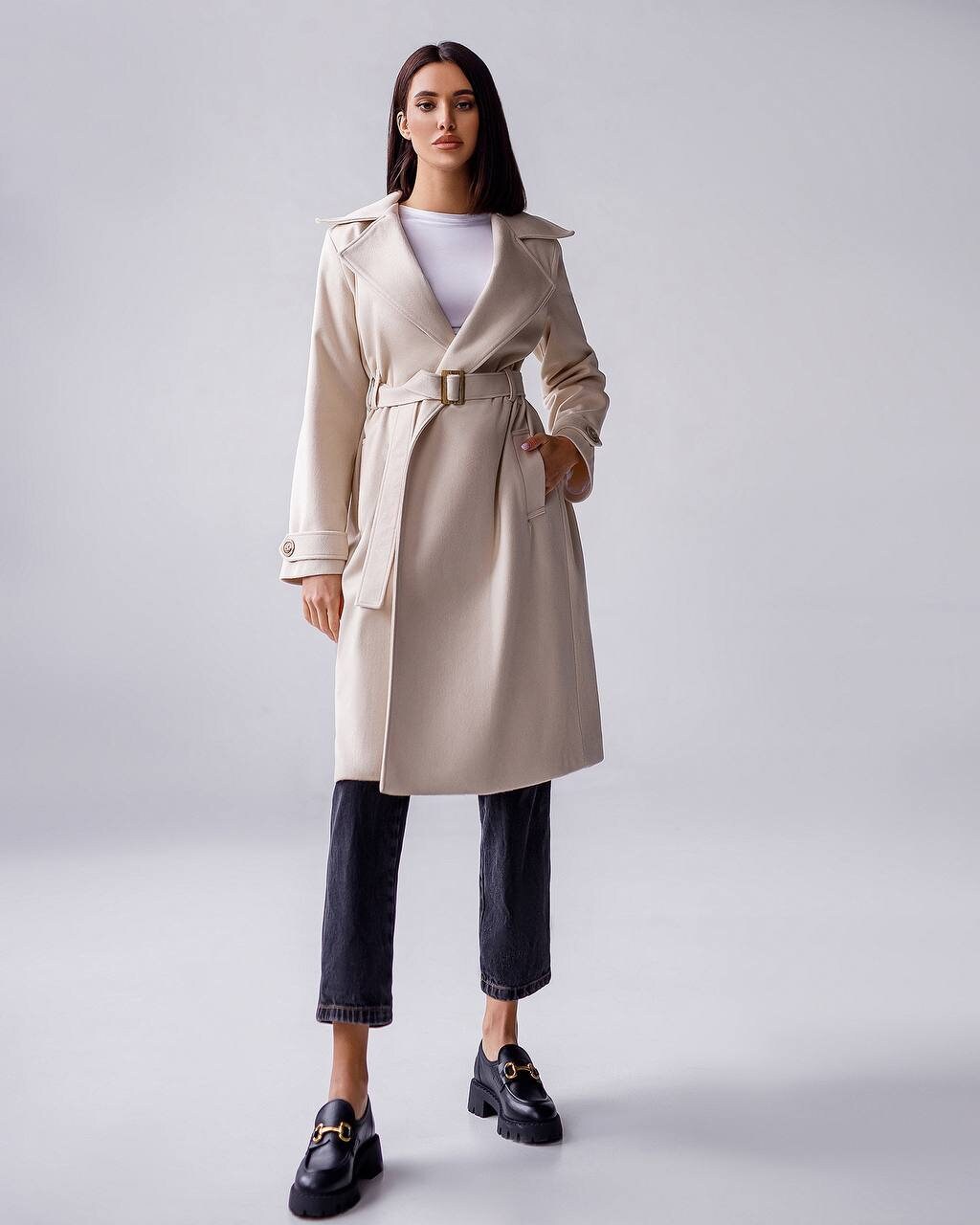 Ivory Wool Coat