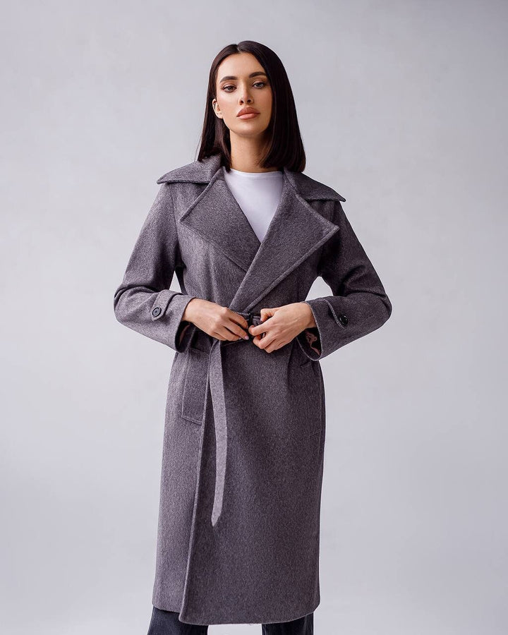 Grey Wool Coat